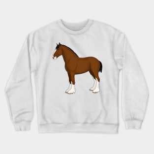 Clydesdale Horse Crewneck Sweatshirt